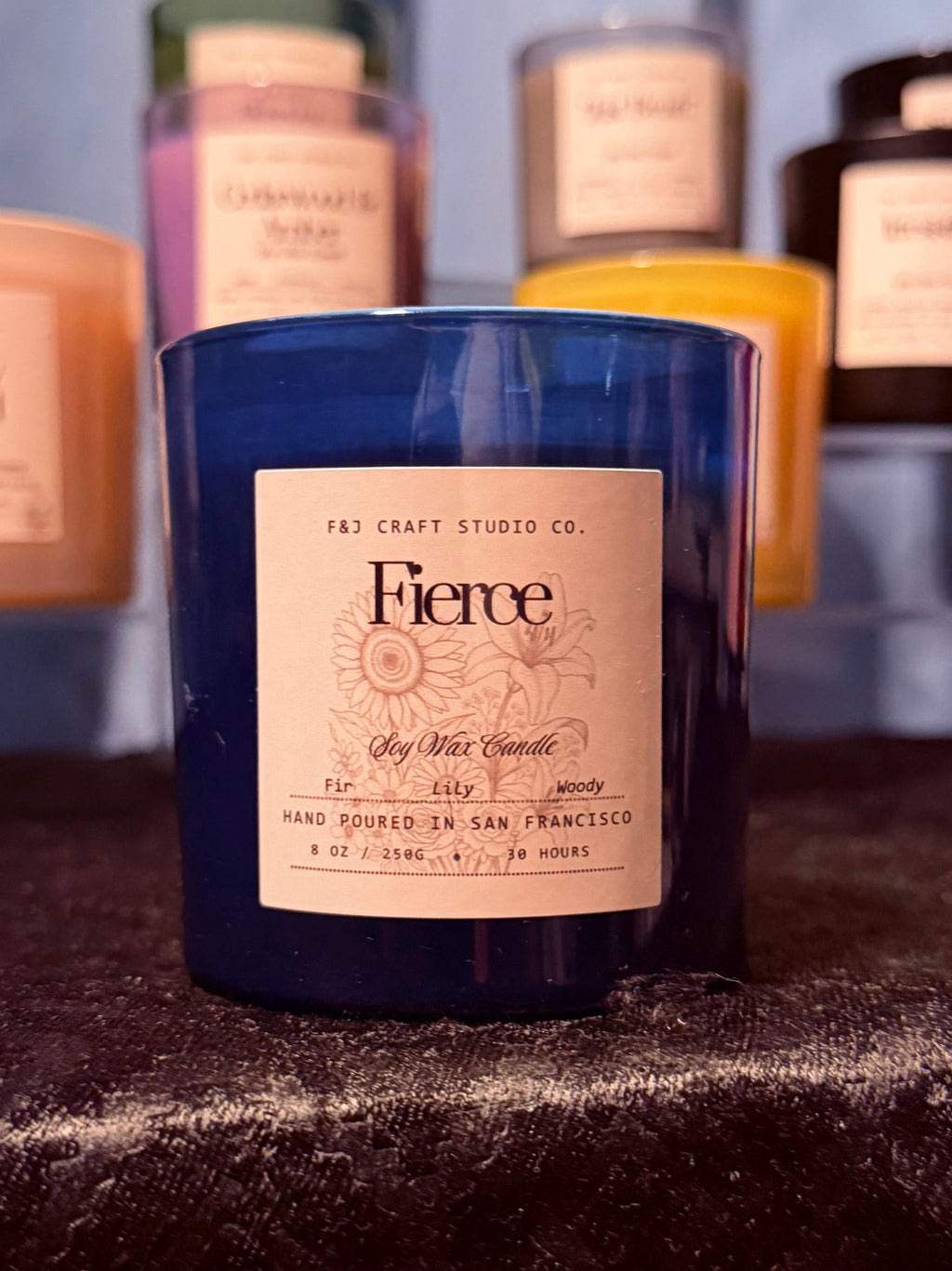 F&J Craft Studio Co. Soy Wax Jar Candle - 8 oz