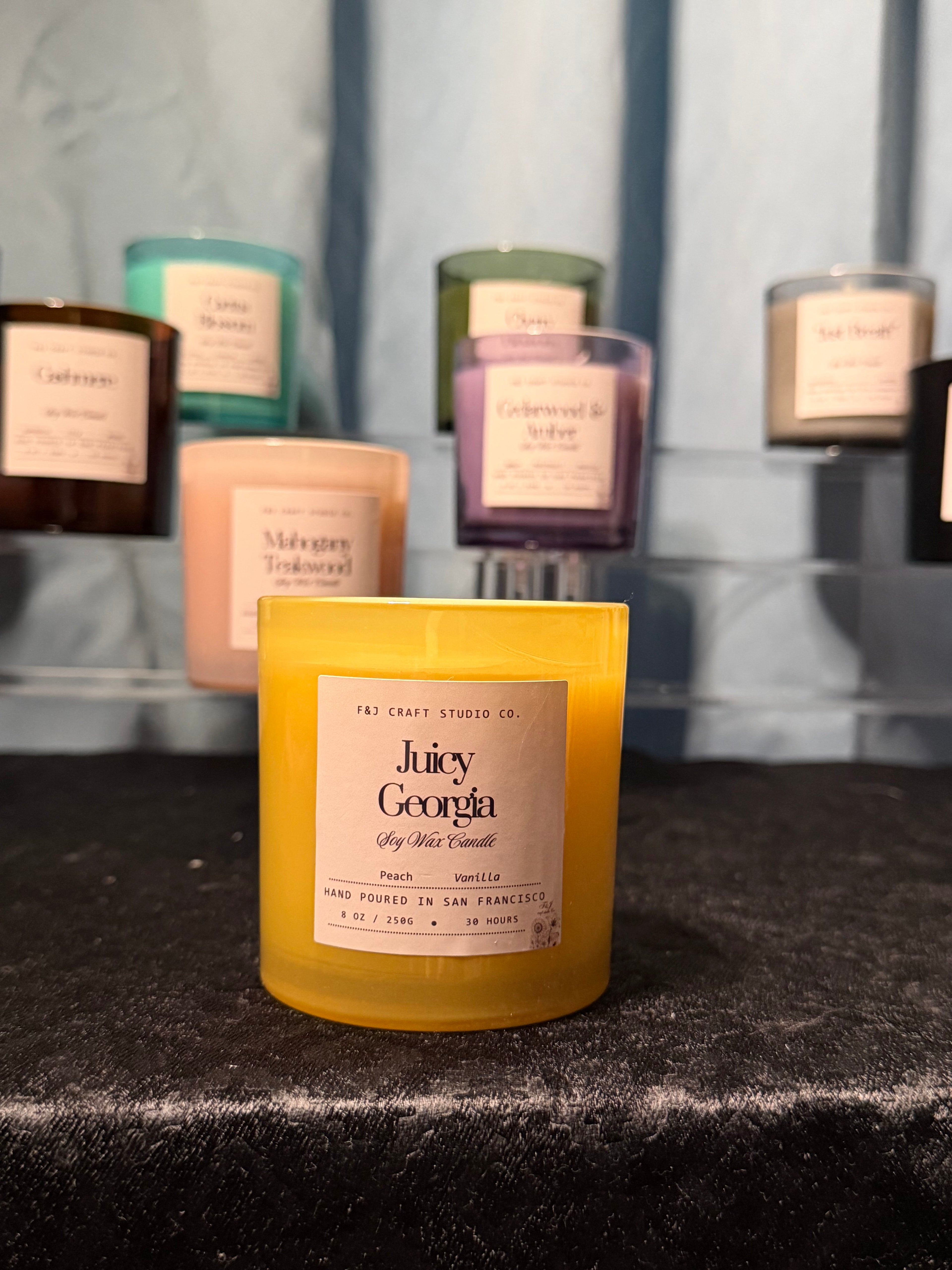 Sweet Rose & Velvet Musk Soy Wax Jar Candle - 8 oz