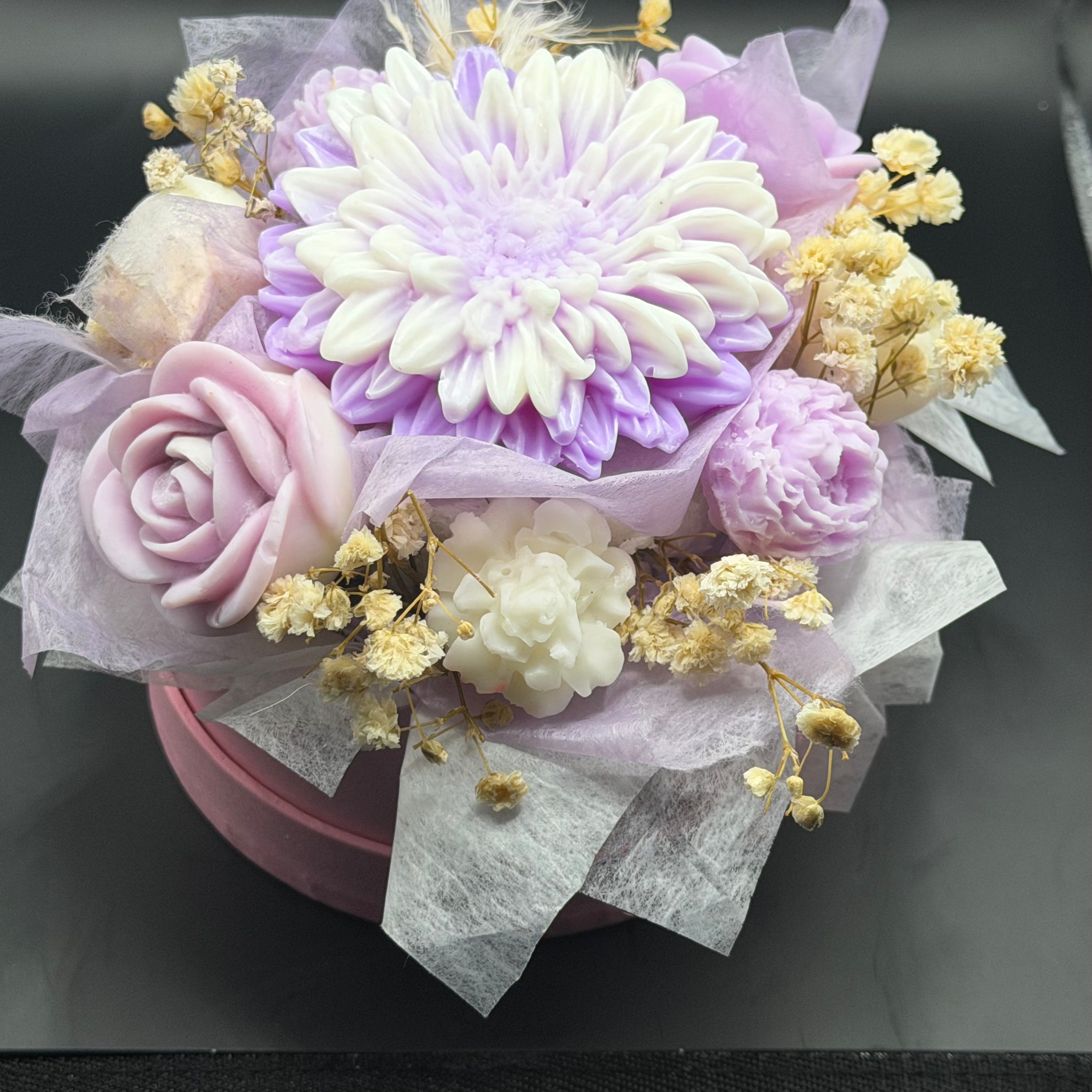 Rose Candle Bouquet – Small