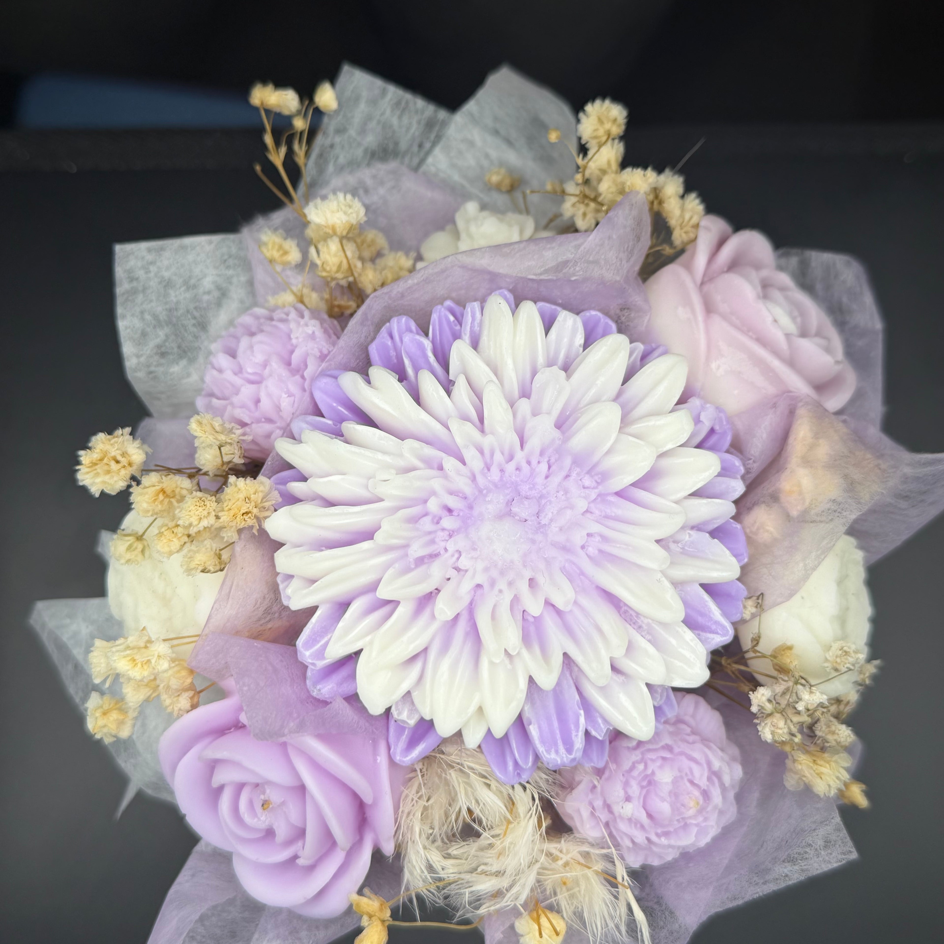 Rose Candle Bouquet – Small