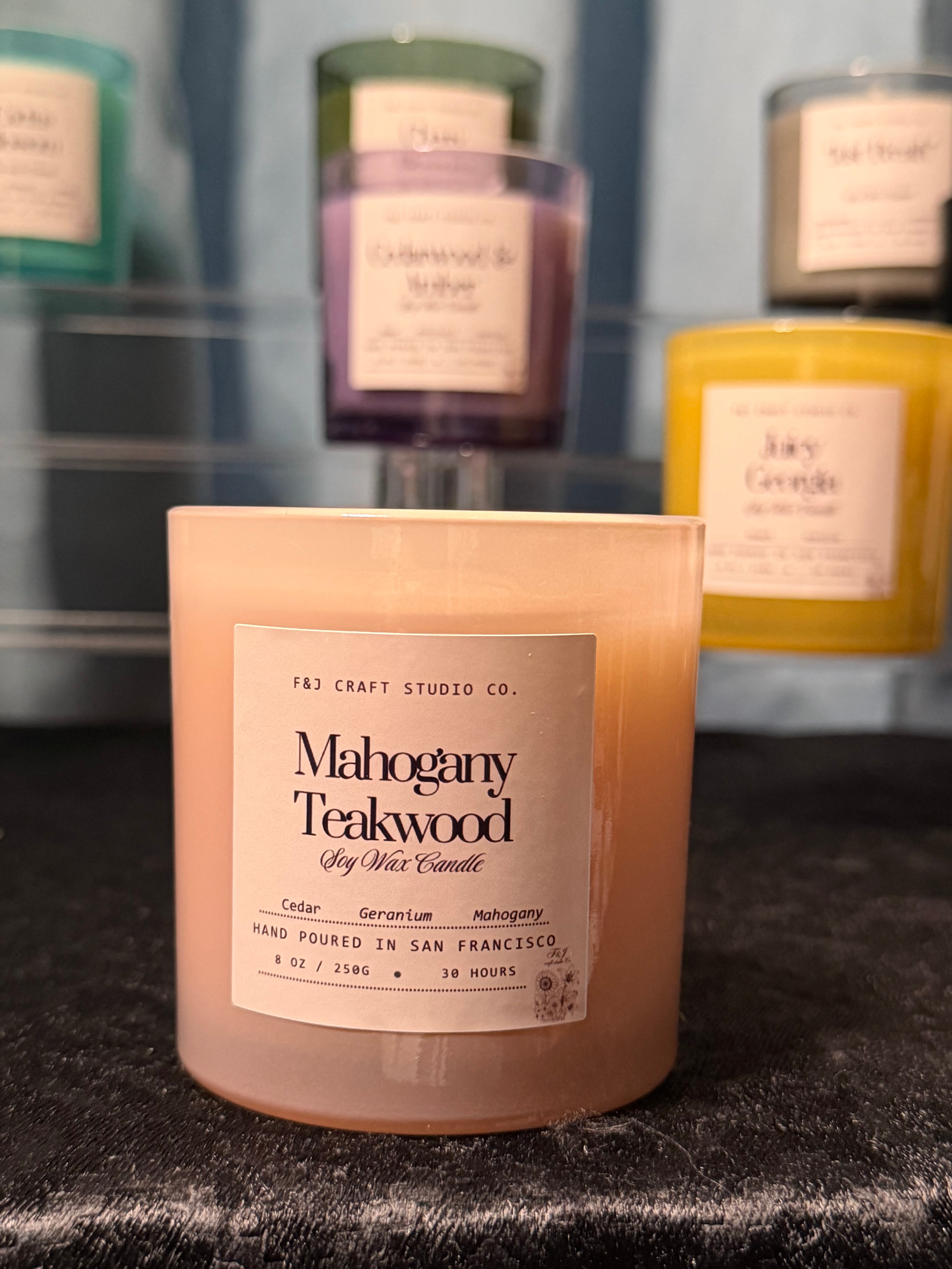 Hand Poured Soy Wax Jar Candle